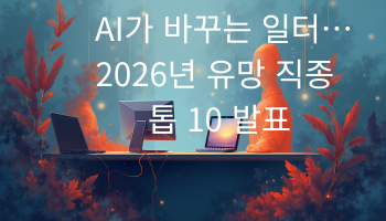 AI가 바꾸는 일터… 2026년 유망 직종 톱 10 발표 텍스트.png