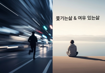 쫓기는 삶, 여유를 짓는 삶 : 최고의 순간은 아직 오지 않았다!