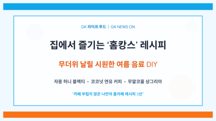 집에서 즐기는 ‘홈캉스’ 레시피… 무더위 날릴 시원한 여름 음료 DIY