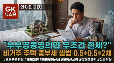 “부부공동명의면 무조건 절세?”…비거주 주택 종부세 셈법 달라진다