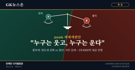 "누구는 웃고, 누구는 운다"…2026 세제개편안, 3조4000억 세금 폭탄 논쟁의 전말